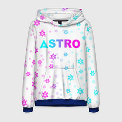 Толстовка-худи мужская Neon Astro, цвет: 3D-синий