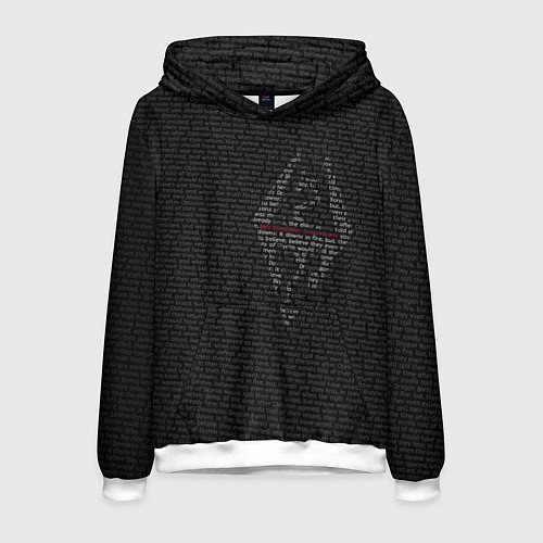 Мужская толстовка Skyrim о довакине / 3D-Белый – фото 1