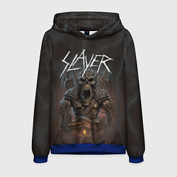 Толстовка-худи мужская Slayer rock monster, цвет: 3D-синий