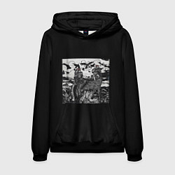 Толстовка-худи мужская Aikko - фикционализм, цвет: 3D-черный