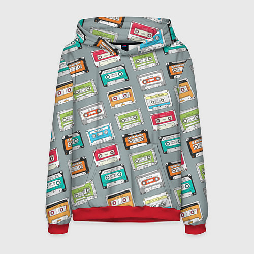 Мужская толстовка Родом из 90х / 3D-Красный – фото 1