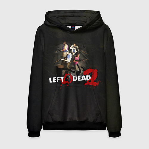 Мужская толстовка Left 4 dead 2 команда / 3D-Черный – фото 1