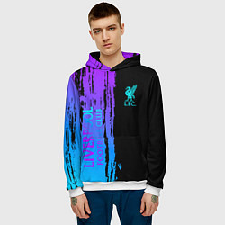 Толстовка-худи мужская Liverpool FC sport, цвет: 3D-белый — фото 2