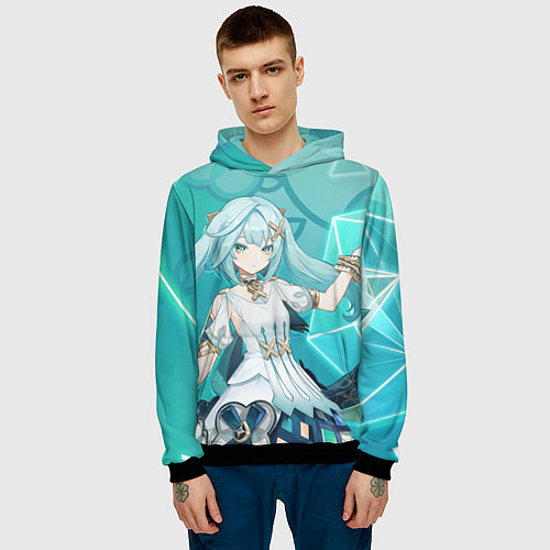 Мужская толстовка Faruzan Genshin Impact / 3D-Черный – фото 3