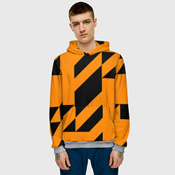 Толстовка-худи мужская Абстракция abstractart, цвет: 3D-меланж — фото 2