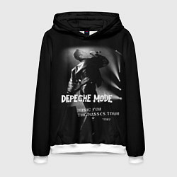 Толстовка-худи мужская Depeche Mode - Music for the Masses tour, цвет: 3D-белый