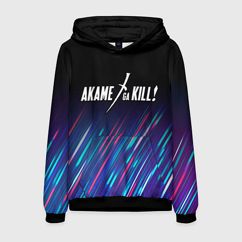 Мужская толстовка Akame ga Kill stream / 3D-Черный – фото 1