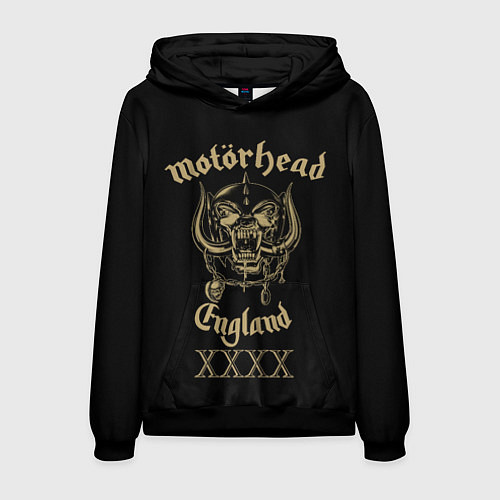 Мужская толстовка Motorhead England / 3D-Черный – фото 1