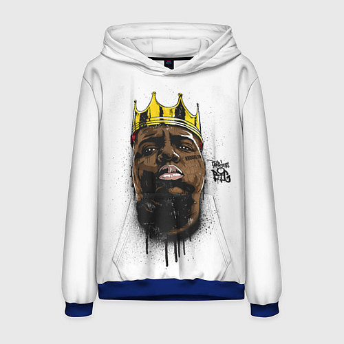 Мужская толстовка The Notorious B I G / 3D-Синий – фото 1