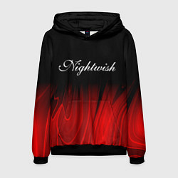 Мужская толстовка Nightwish red plasma