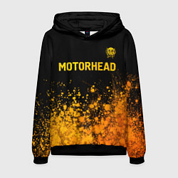 Мужская толстовка Motorhead - gold gradient: символ сверху