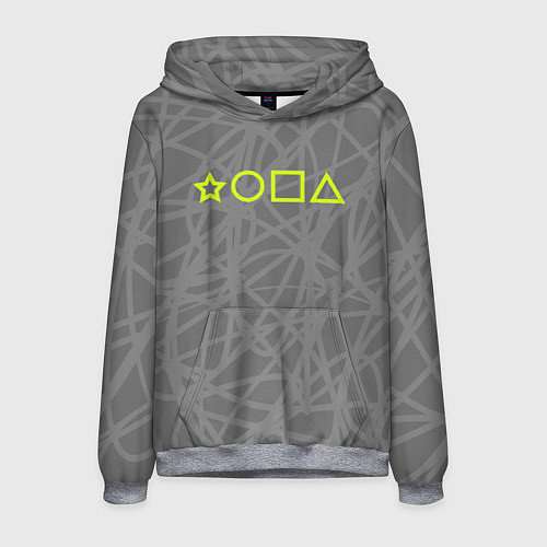 Мужская толстовка Ребус - жопа / 3D-Меланж – фото 1