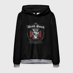 Толстовка-худи мужская Five Finger Death Punch legionary, цвет: 3D-меланж