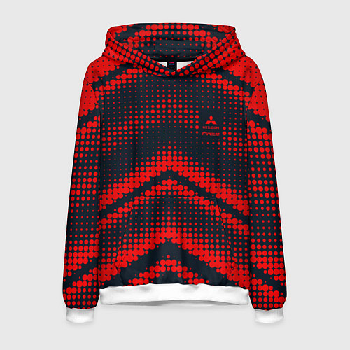 Мужская толстовка Mitsubishi sign / 3D-Белый – фото 1