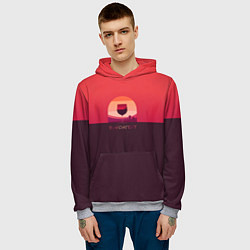 Толстовка-худи мужская Виноагент, цвет: 3D-меланж — фото 2