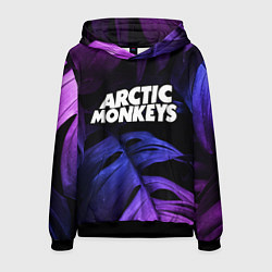 Мужская толстовка Arctic Monkeys neon monstera