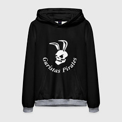 Толстовка-худи мужская Guristas pirates black, цвет: 3D-меланж