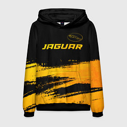 Мужская толстовка Jaguar - gold gradient: символ сверху