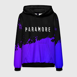 Мужская толстовка Paramore purple grunge