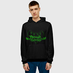 Толстовка-худи мужская Metalocalypse Dethklok green, цвет: 3D-черный — фото 2