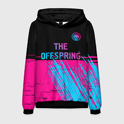 Мужская толстовка The Offspring - neon gradient: символ сверху