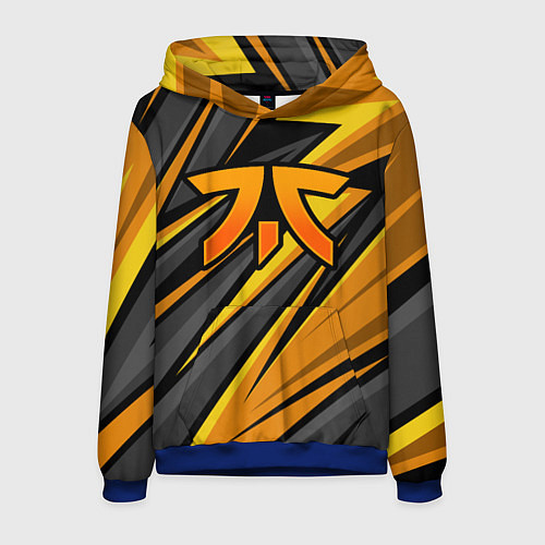 Мужская толстовка Fnatic - киберспорт желтый / 3D-Синий – фото 1