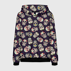 Мужская толстовка Узор с черепами Pattern with skulls