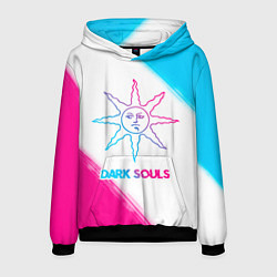 Мужская толстовка Dark Souls neon gradient style