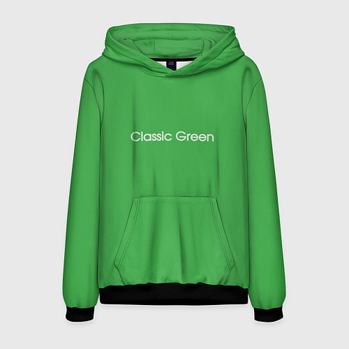 Мужская толстовка Classic Green / 3D-Черный – фото 1