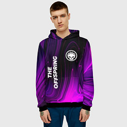 Толстовка-худи мужская The Offspring violet plasma, цвет: 3D-черный — фото 2