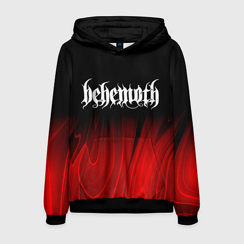 Мужская толстовка Behemoth red plasma / 3D-Черный – фото 1