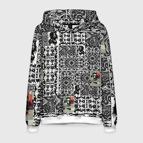 Мужская толстовка Орнамент древних цивилизаций / 3D-Белый – фото 1