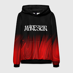 Толстовка-худи мужская Maneskin red plasma, цвет: 3D-черный