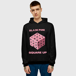 Толстовка-худи мужская Blackpink Square up, цвет: 3D-черный — фото 2