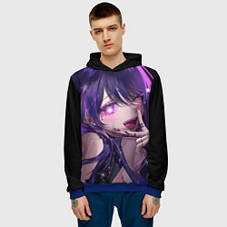 Толстовка-худи мужская Oshi no ko - ай хошино, цвет: 3D-синий — фото 2