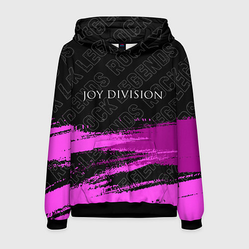 Мужская толстовка Joy Division rock legends: символ сверху / 3D-Черный – фото 1