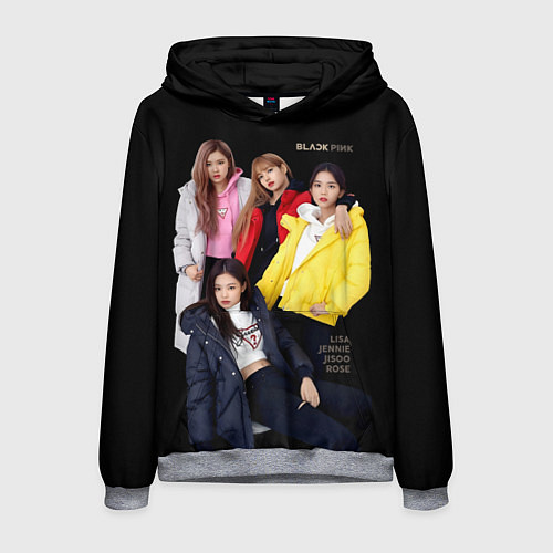 Мужская толстовка Blackpink Bright jackets / 3D-Меланж – фото 1