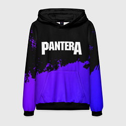 Мужская толстовка Pantera purple grunge