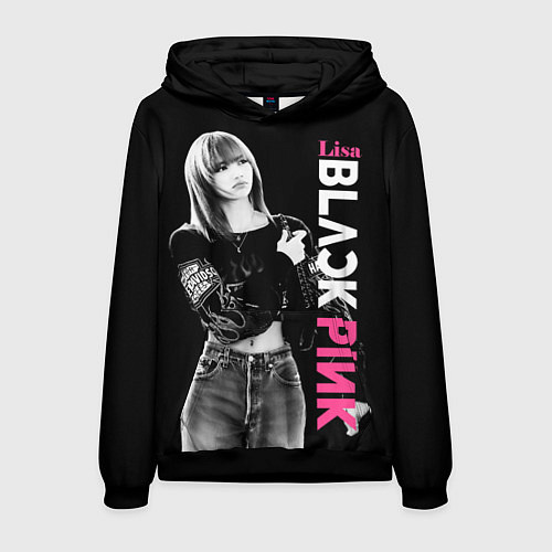 Мужская толстовка Blackpink Beautiful Lisa / 3D-Черный – фото 1