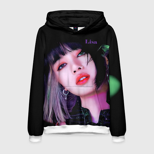 Мужская толстовка Blackpink Lisa brunette / 3D-Белый – фото 1