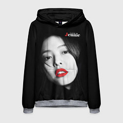 Мужская толстовка Blackpink Jennie Red lips