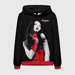 Толстовка-худи мужская Blackpink Jennie Red dress, цвет: 3D-красный