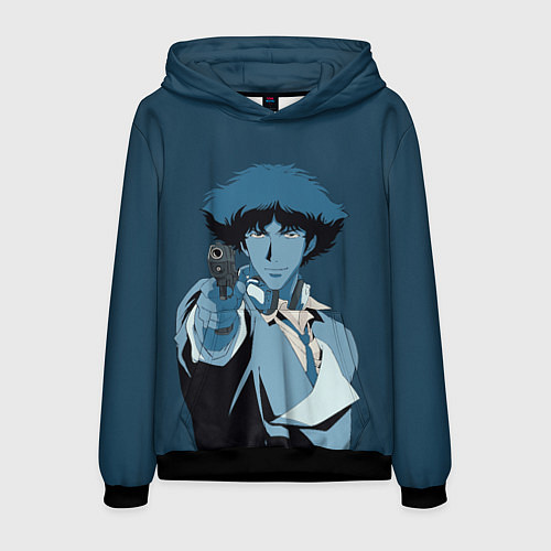 Мужская толстовка Spike Spiegel blue / 3D-Черный – фото 1