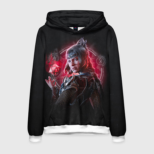 Мужская толстовка Shadowheart - Baldurs Gate 3 / 3D-Белый – фото 1