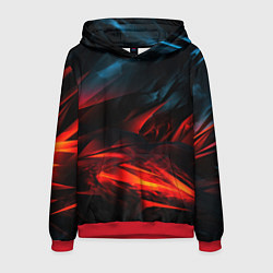 Мужская толстовка Red black abstract