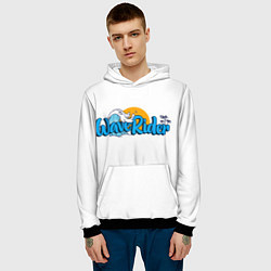 Толстовка-худи мужская Wave Rider, цвет: 3D-черный — фото 2