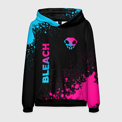 Мужская толстовка Bleach - neon gradient: надпись, символ