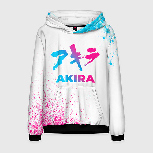 Мужская толстовка Akira neon gradient style / 3D-Черный – фото 1