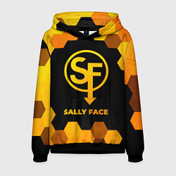 Мужская толстовка Sally Face - gold gradient