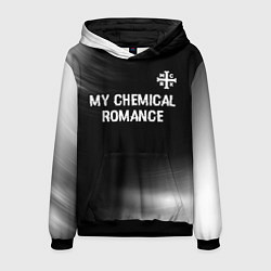 Мужская толстовка My Chemical Romance glitch на темном фоне: символ